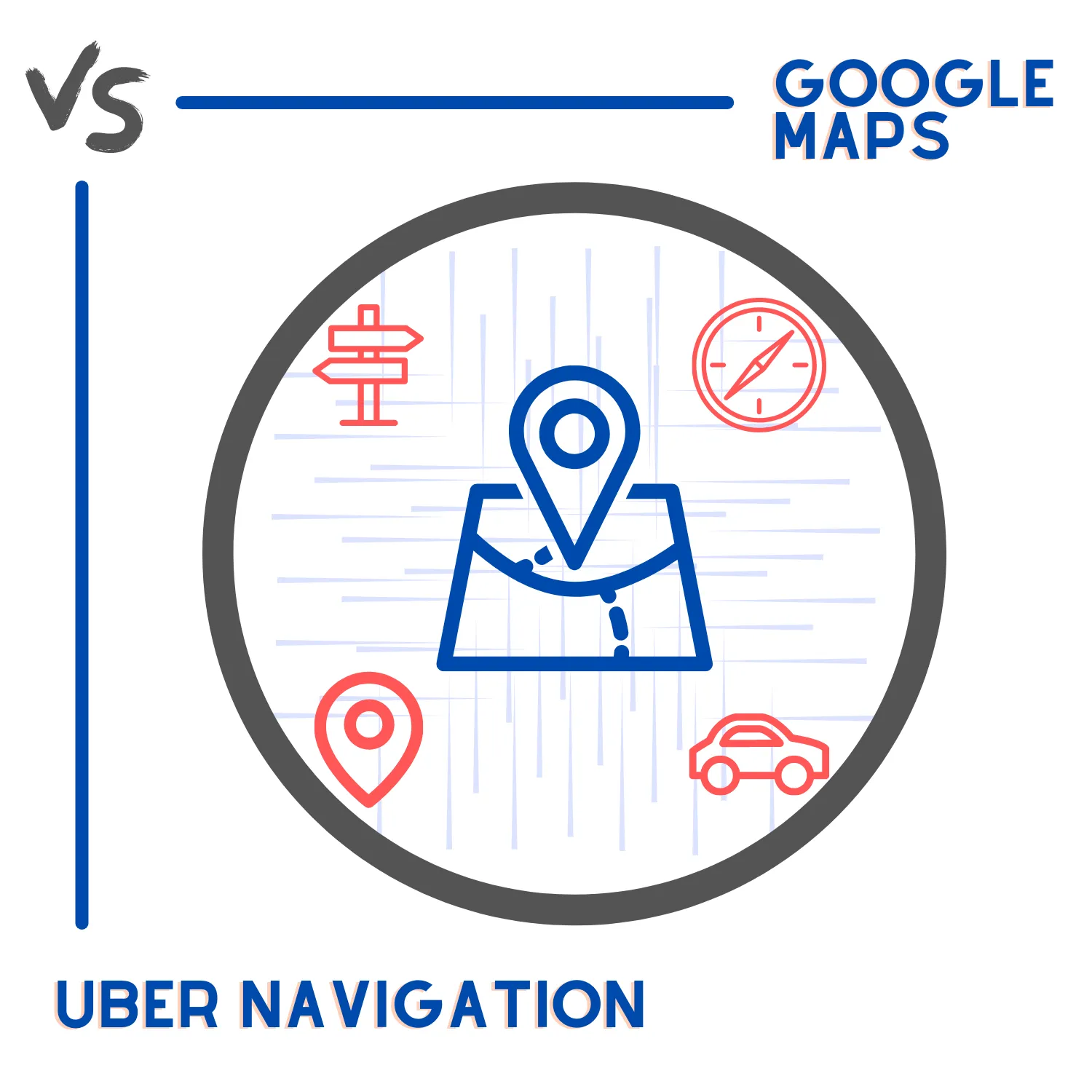 Google Maps frente a la navegación de Uber