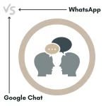 WhatsApp frente a chat de Google