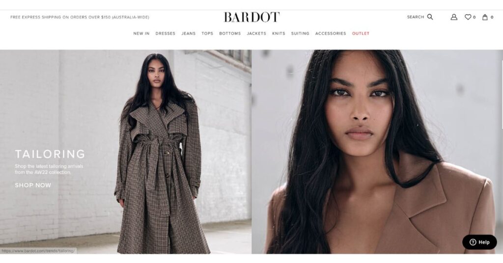 Bardot clothing stores